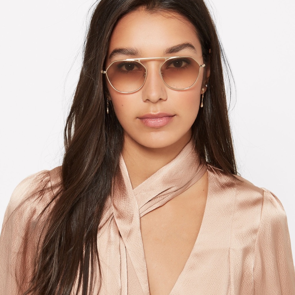 Illesteva Gold Sunglasses